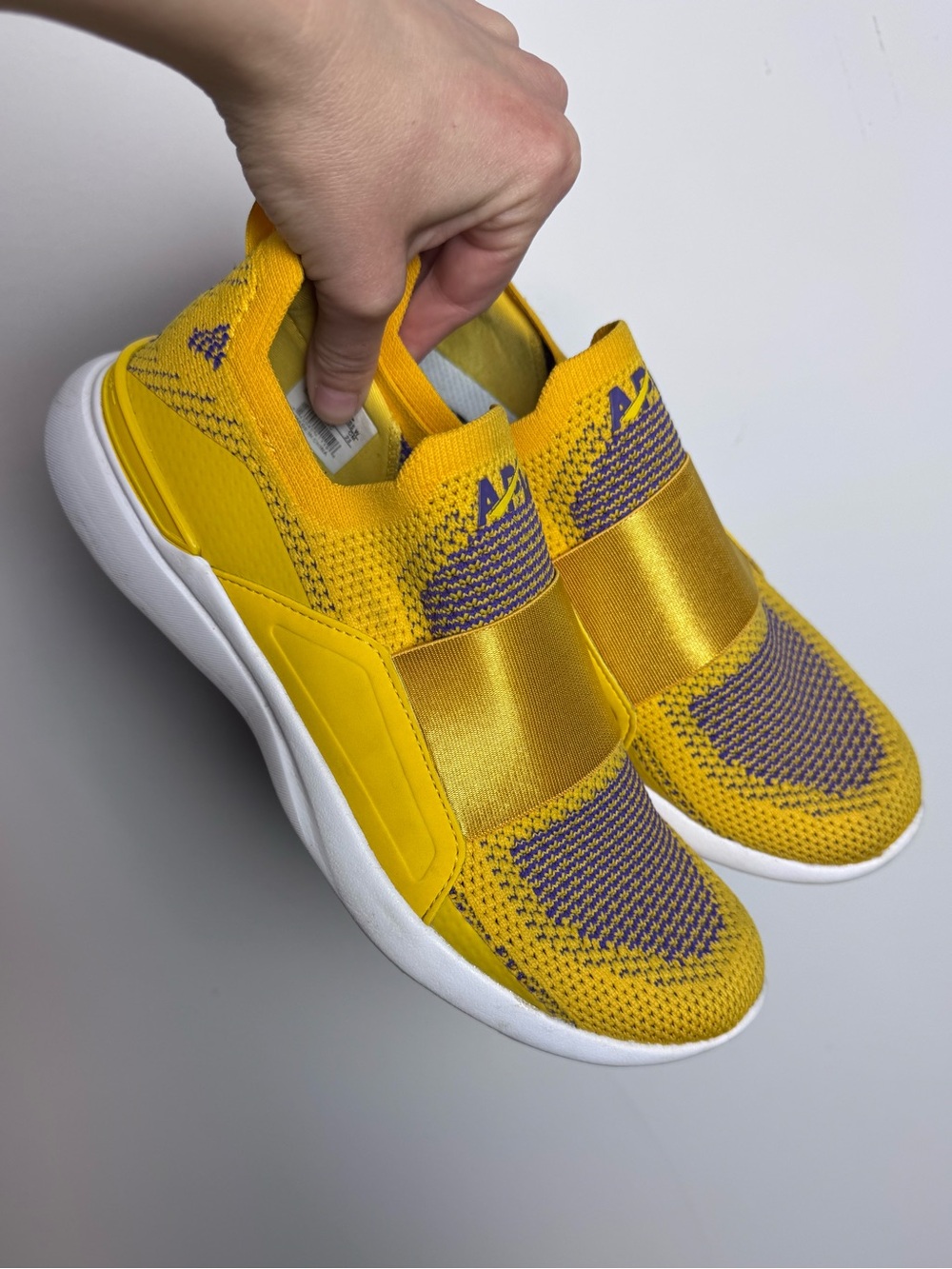 APL Techloom Bliss Slip On Sneakers Yellow Purple